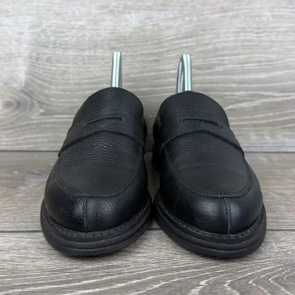 Timberland 42370 Women’s Sz 6.5M Waterproof Pebbled Black Leather Slip On Loafer
